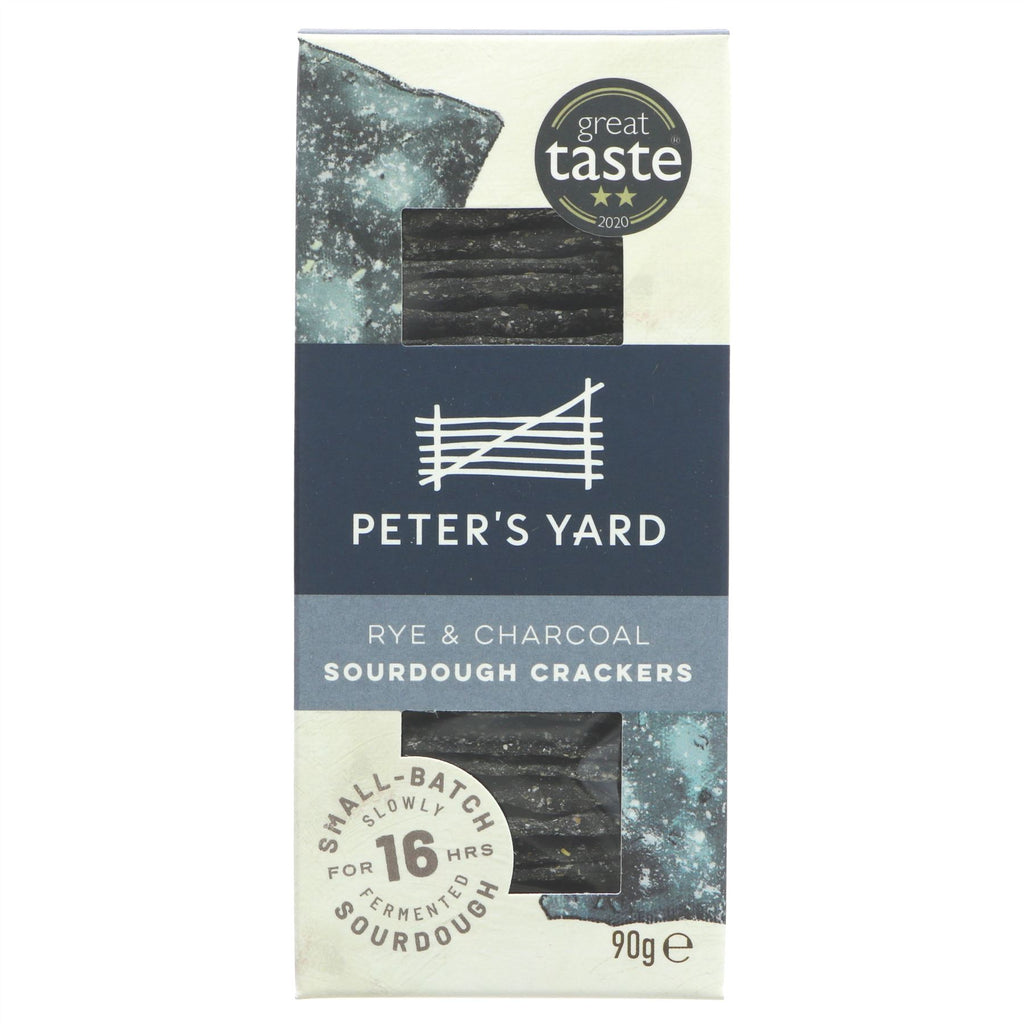 Peter's Yard | Charcoal & Rye Crispbread | 90g