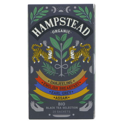 Hampstead Tea | Black Tea Selection - 5 Different Black Teas | 20 bags