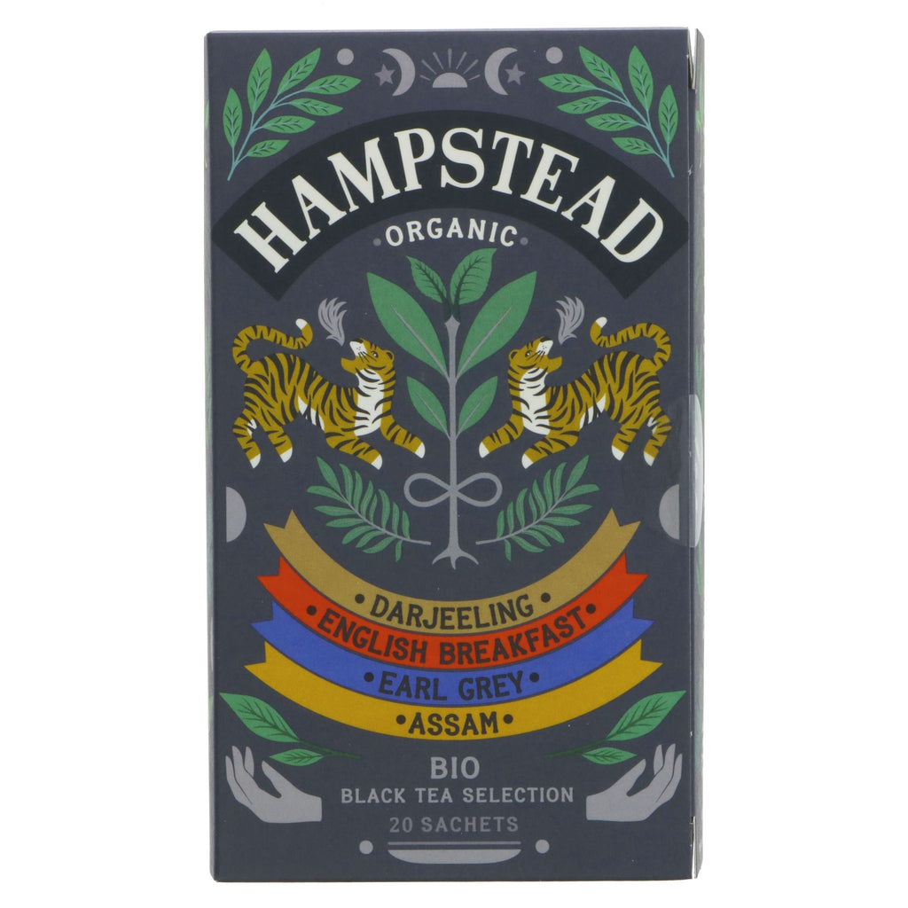 Hampstead Tea | Black Tea Selection - 5 Different Black Teas | 20 bags