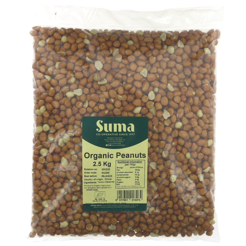 Suma | Peanuts - Organic | 2.5 KG