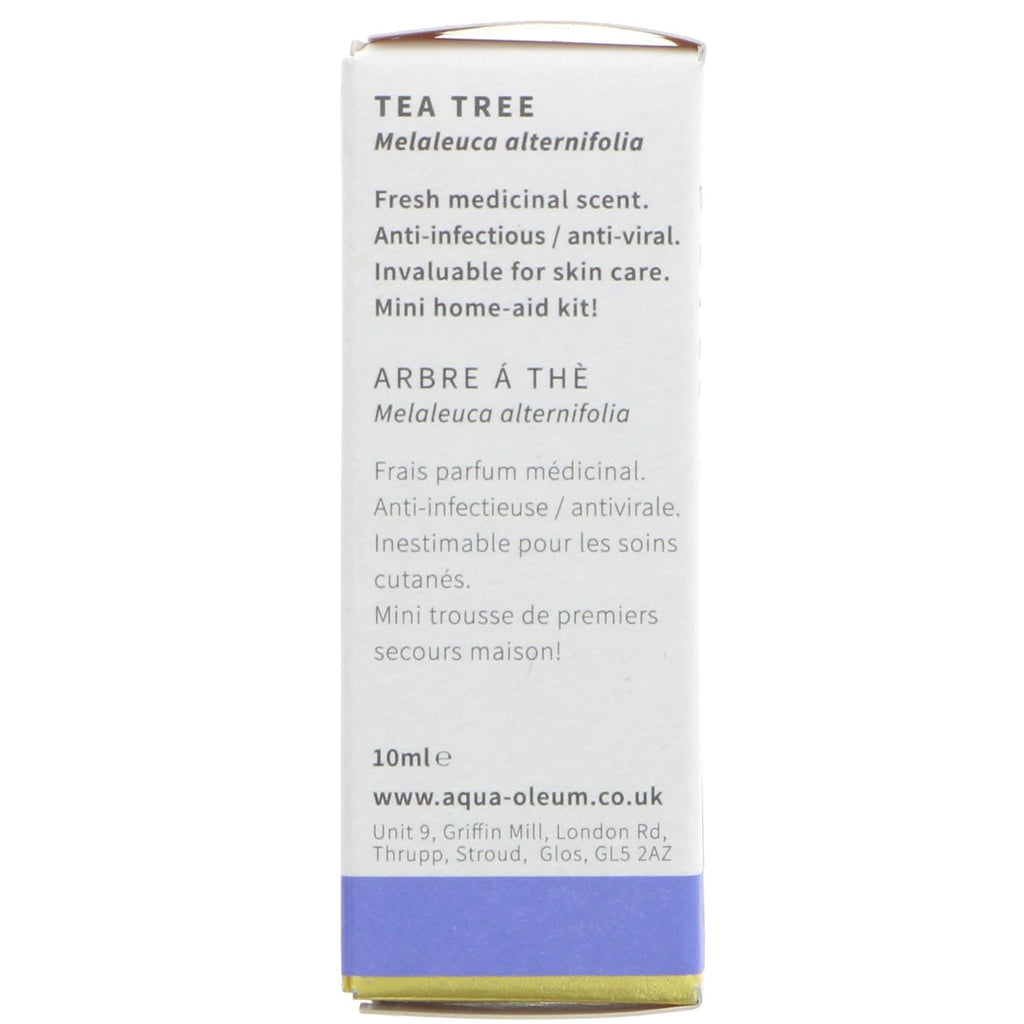 Natural Tea Tree Essential Oil | 10ml | Vegan | Steam-distilled | Health & Beauty