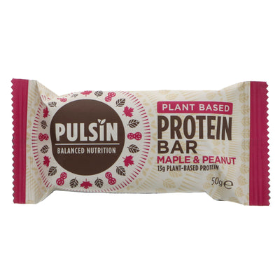 Pulsin | Maple & Peanut Protein Bar | 50G