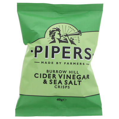 Pipers Crisps | Somerset Cider Vinegar/salt | 40G