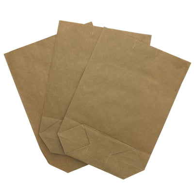Suma | Paper Flour Bags - Holds 1.5kg - Block Bottom 29cm x 13cm x 7cm | 250 bags