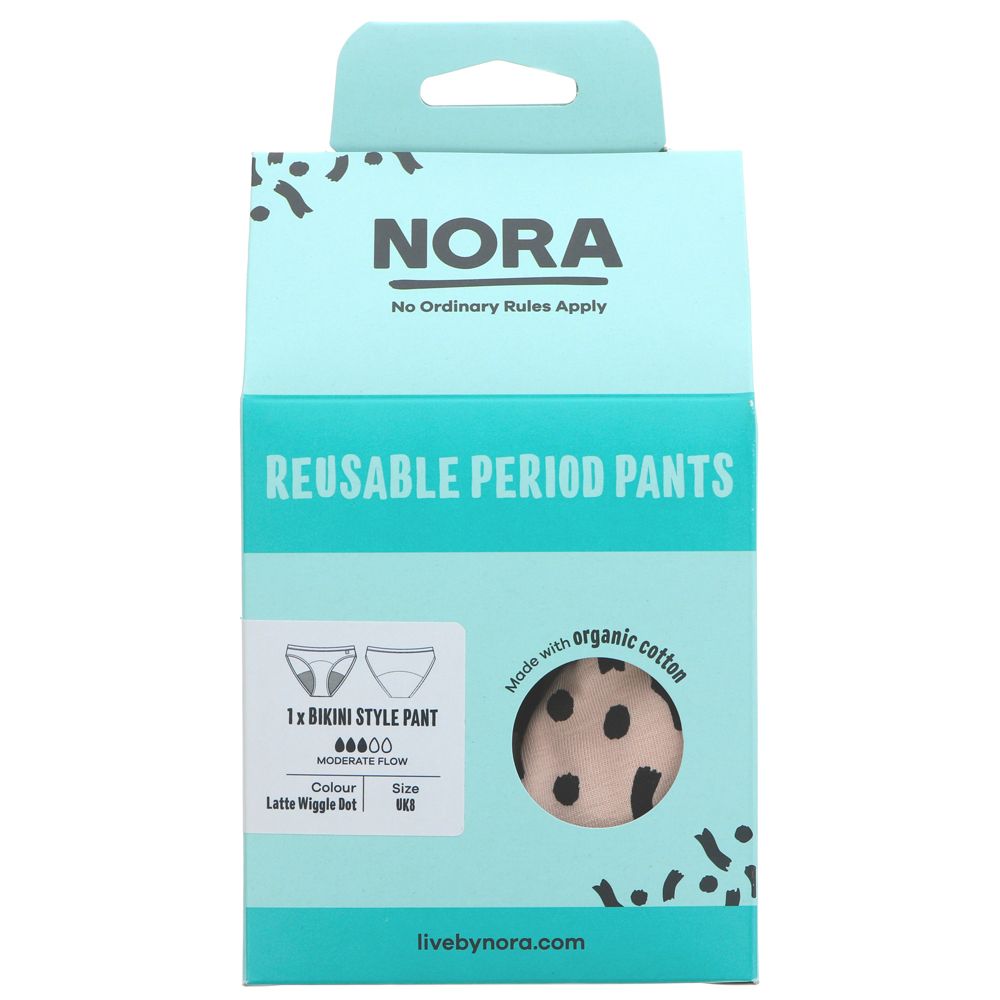 Nora | Reusable Period Pant Size 8 | 1single