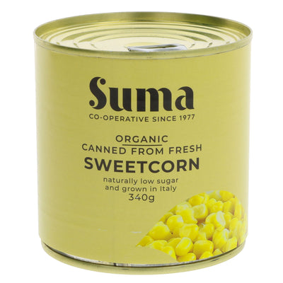 Suma | Sweetcorn - Organic - Naturally Sweet | 340g