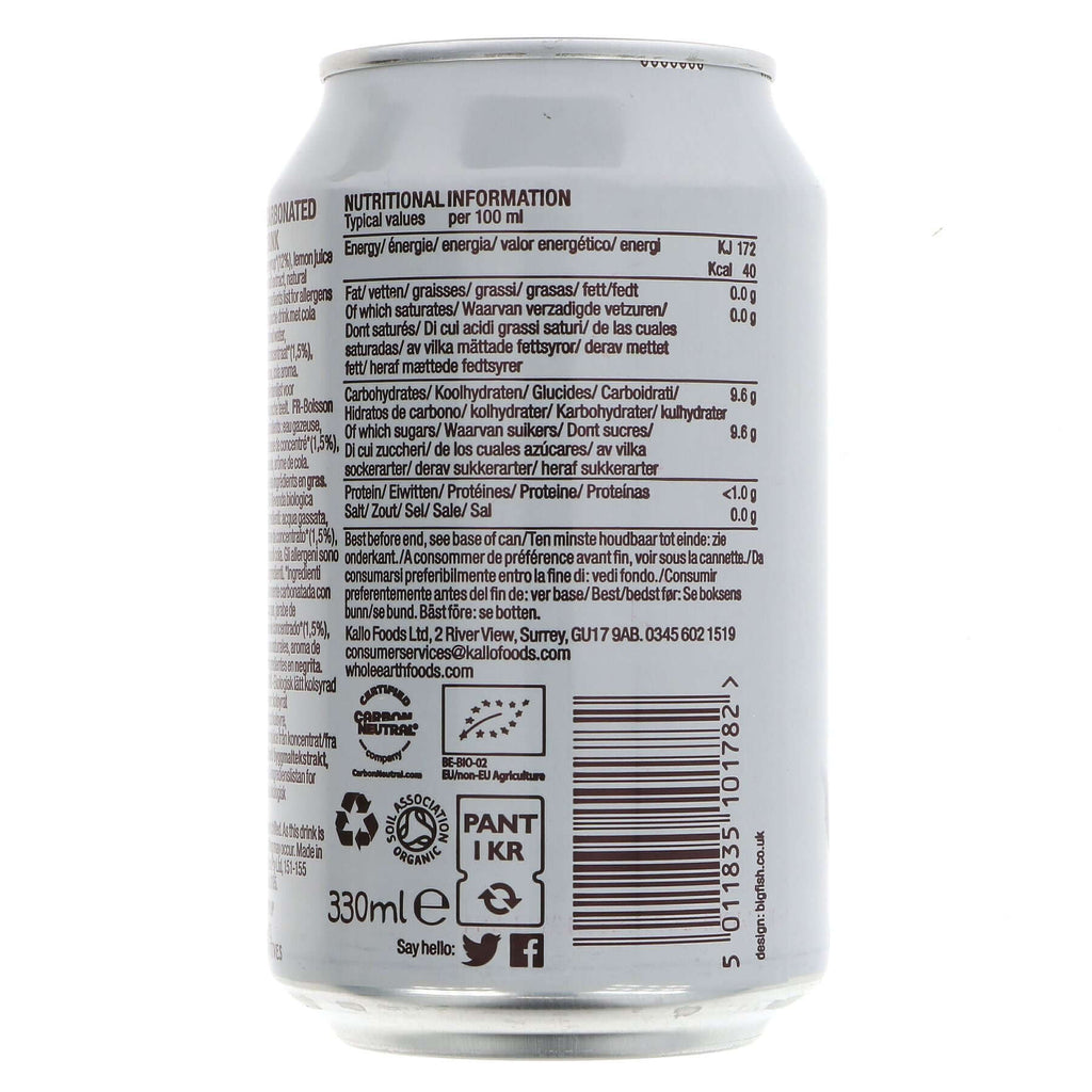 Whole Earth Cola - Organic, Vegan, No Added Sugar. Quench your thirst guilt-free with organic goodness!
