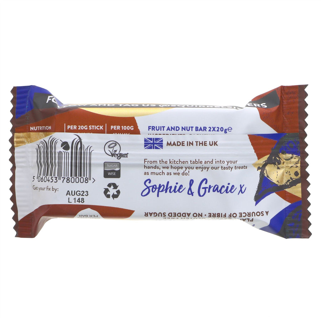 Squirrel Sisters Cacao Brownie: all-natural, gluten-free, vegan snack perfect for a guilt-free treat. #TreatYourHealth.
