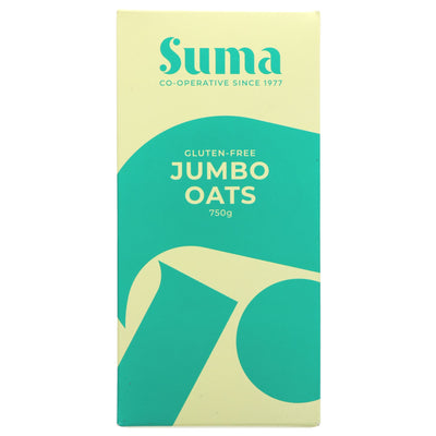 Suma Jumbo and Gluten-Free Oats - Scottish-grown, nutty-flavored, vegan and perfect for breakfast and baking.