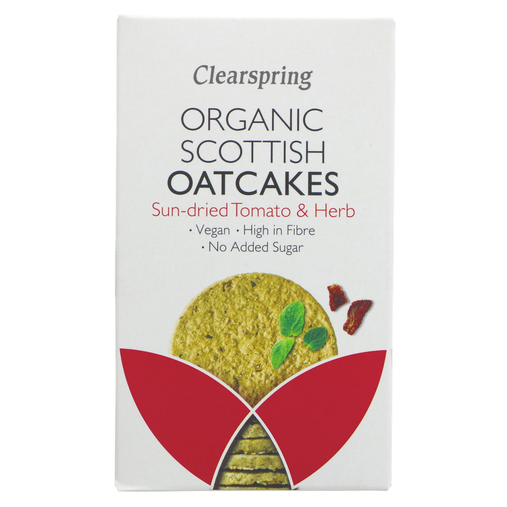 Clearspring | Oatcakes - Sun Dried Tom /Herb | 200g
