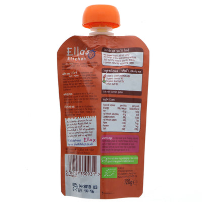 Ella's Kitchen Sweet Potato, Broccoli & Carrot - organic and vegan baby food in a pouch. Perfect for a quick snack or side dish!