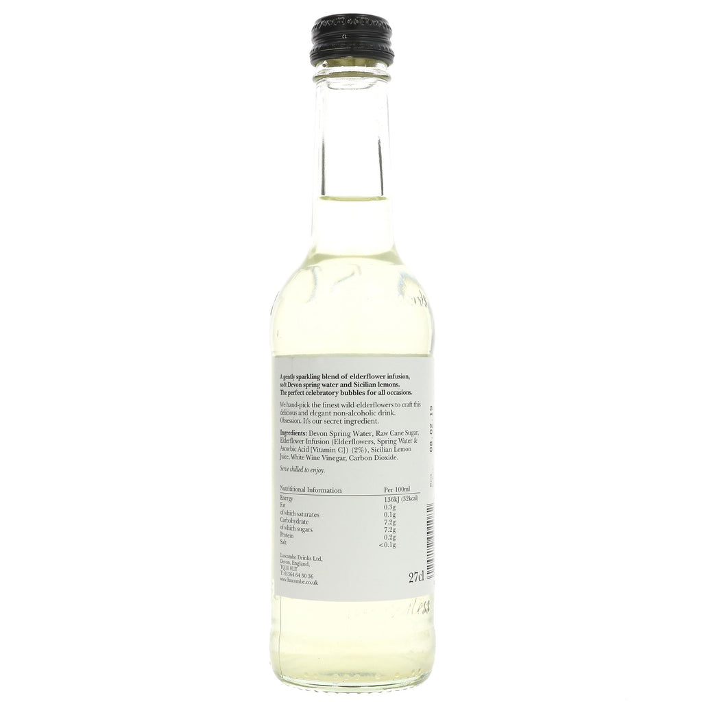 Luscombe Drinks Wild Elderflower Bubbly | 270ML - No added sugar & Vegan, perfect for any occasion!