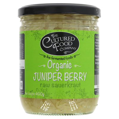 Cultured Food Company | Raw Juniper Berry Sauerkraut | 400g