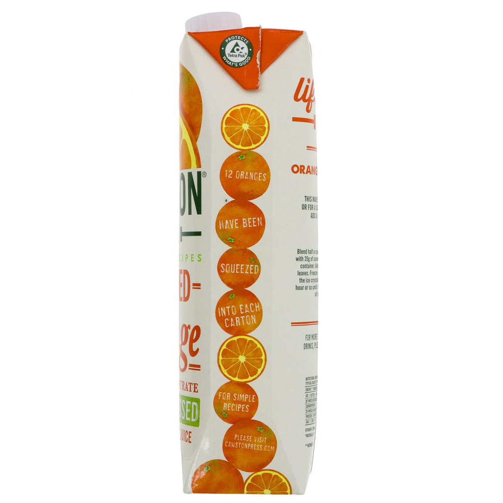 Cawston Press Orange Juice - Pure taste with no added sugar or sweeteners. Vegan-friendly. Sold by Superfood Market since 8 July 2020. Part of Food & Drink collection.
