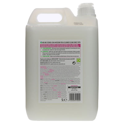 Ecover Fabric Conditioner Soft Apple - 5L- Vegan formula made with smart green science, cares for your clothes without palm oil.
