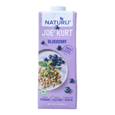 Naturli' | Joe'Kurt - Blueberry - Pouring Yoghurt | 1l