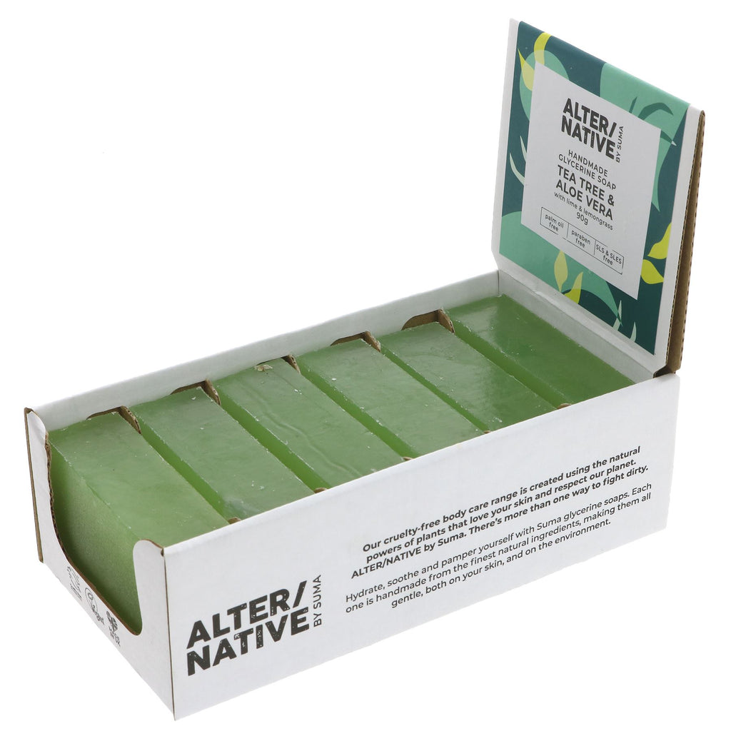 Alter/Native | Glycerine Soap - Tea Tree & Aloe - Refreshing - with lemongrass | 90g