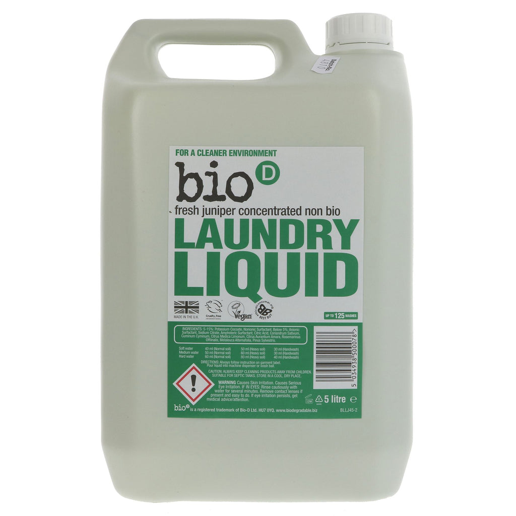 Bio D | Laundry Liquid - Juniper & Seaweed | 5l