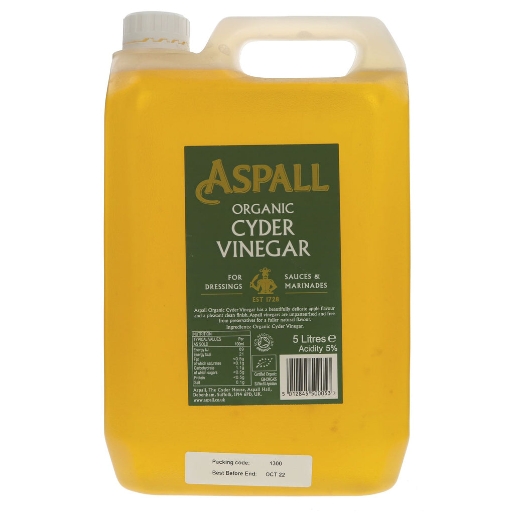 Aspall | Cyder Vinegar - Organic | 5L