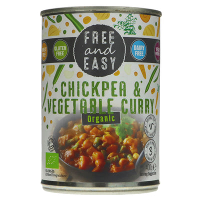 Free & Easy | Chickpea / Vegetable Curry | 400G