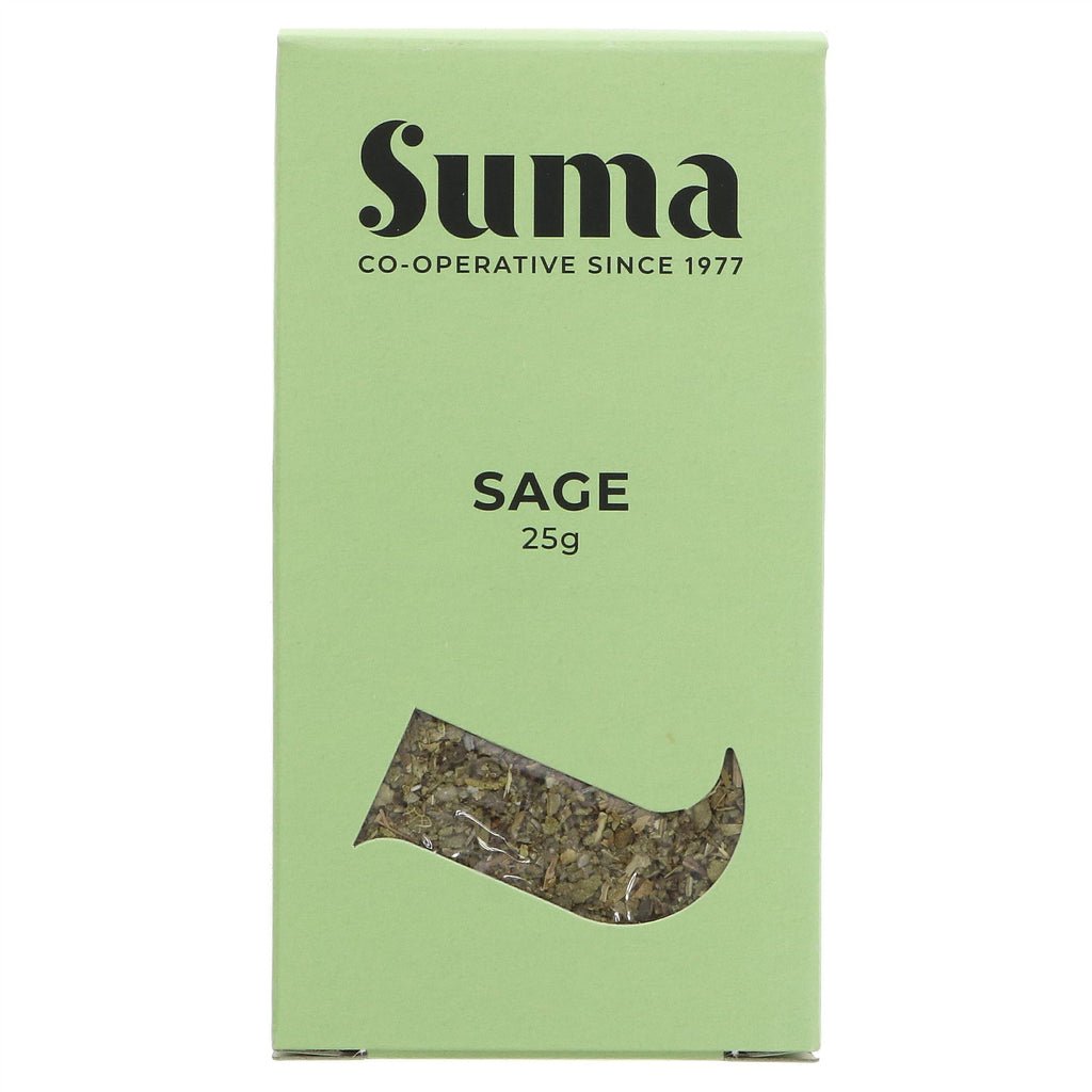 Suma Sage-Rubbed Seasoning - Earthy & Aromatic, Perfect for Veggies, Soups, & Stews. Vegan & Flavorful!