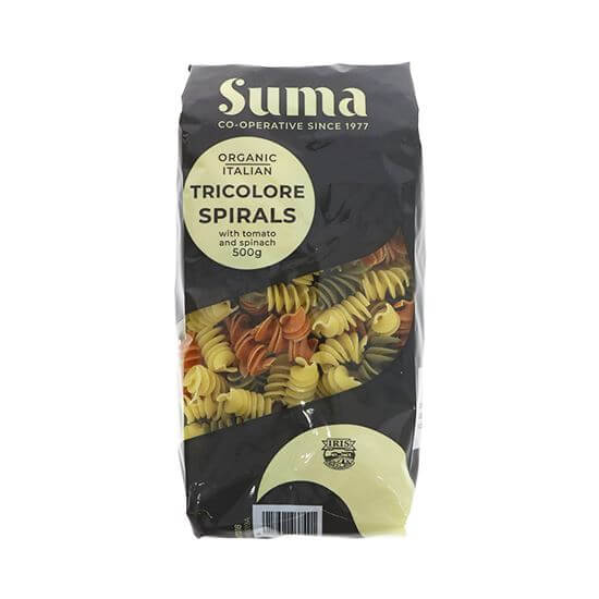 Suma | Tricolore Fusilli Pasta - Organic | 500g