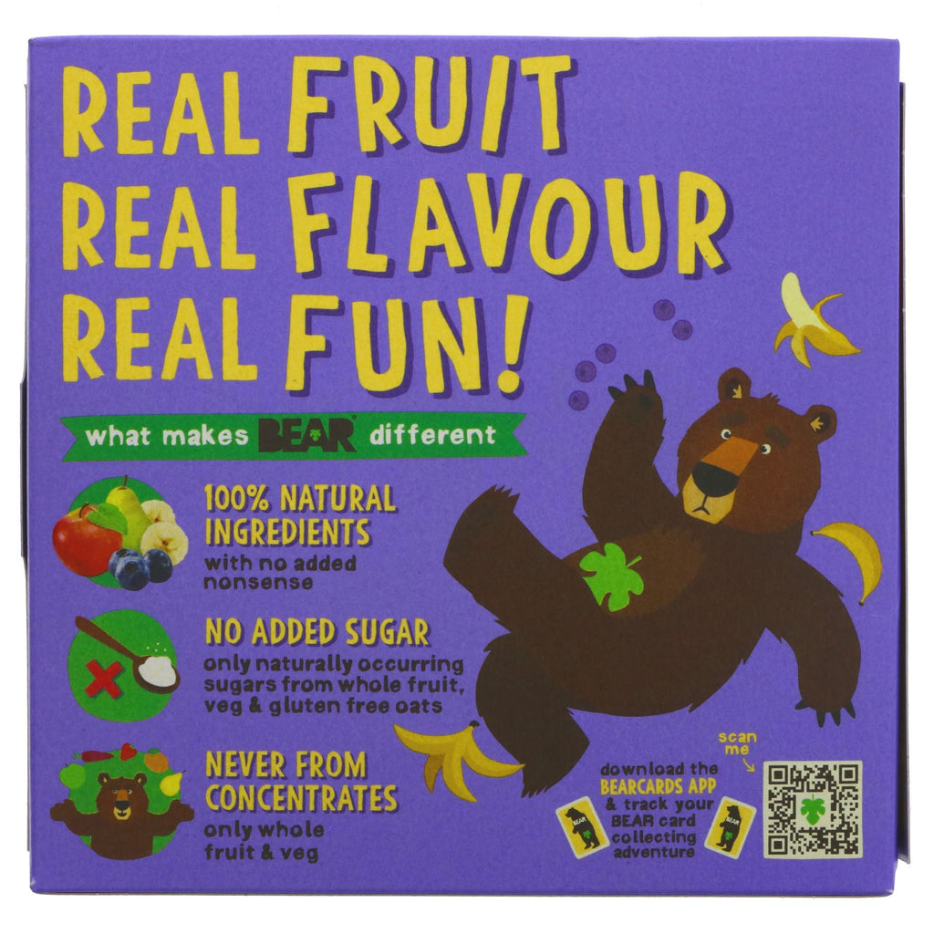 Gluten-free Bear Yoyo Blueberry & Banana Smoothie - vegan, Fairtrade & delicious