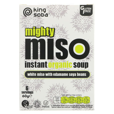 King Soba | Miso Soup Edamame Soya Bean | 60g