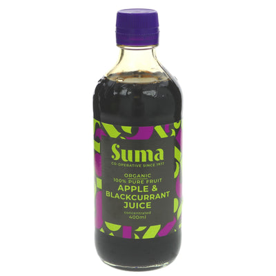 Suma | Apple & Blackcurrant Juice - 100% Pure Fruit | 400ml