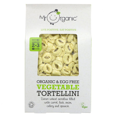 Mr Organic | Tortellini with Vegetables - Egg Free | 250g