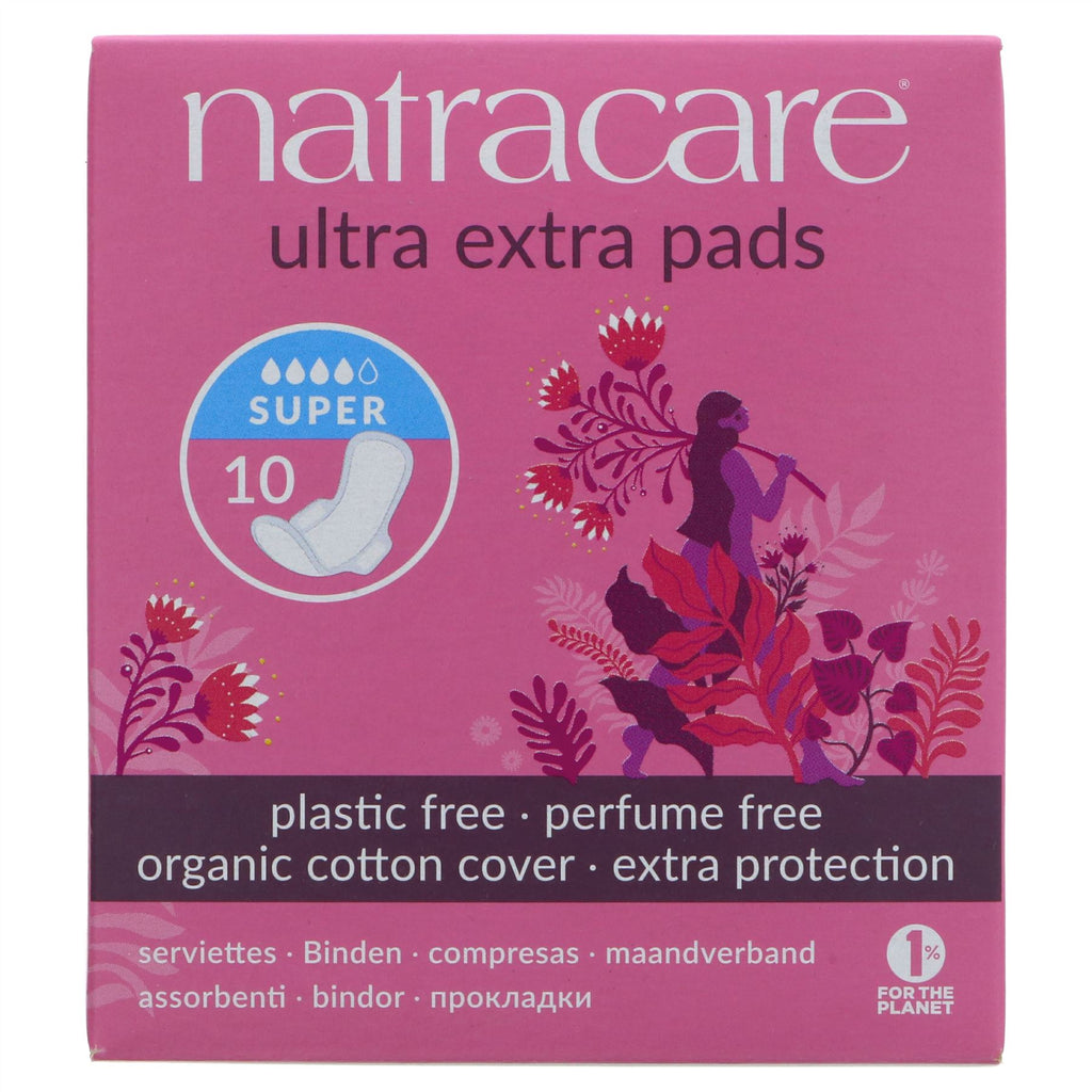 Natracare | Ultra Extra Super Pads Winged | 10