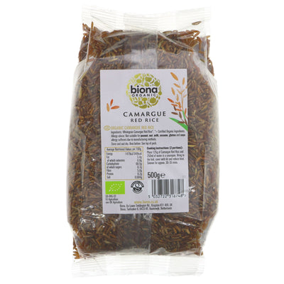 Biona Red Camargue Rice - Nutty, Vegan, and Organic Rice for Salads, Stir-fries, and More!