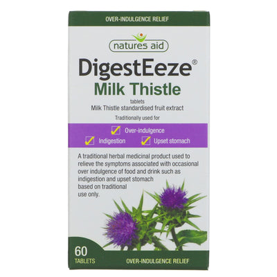 Natures Aid | DigestEeze - 60 tablets 150mg milk thistle | 60 tablets