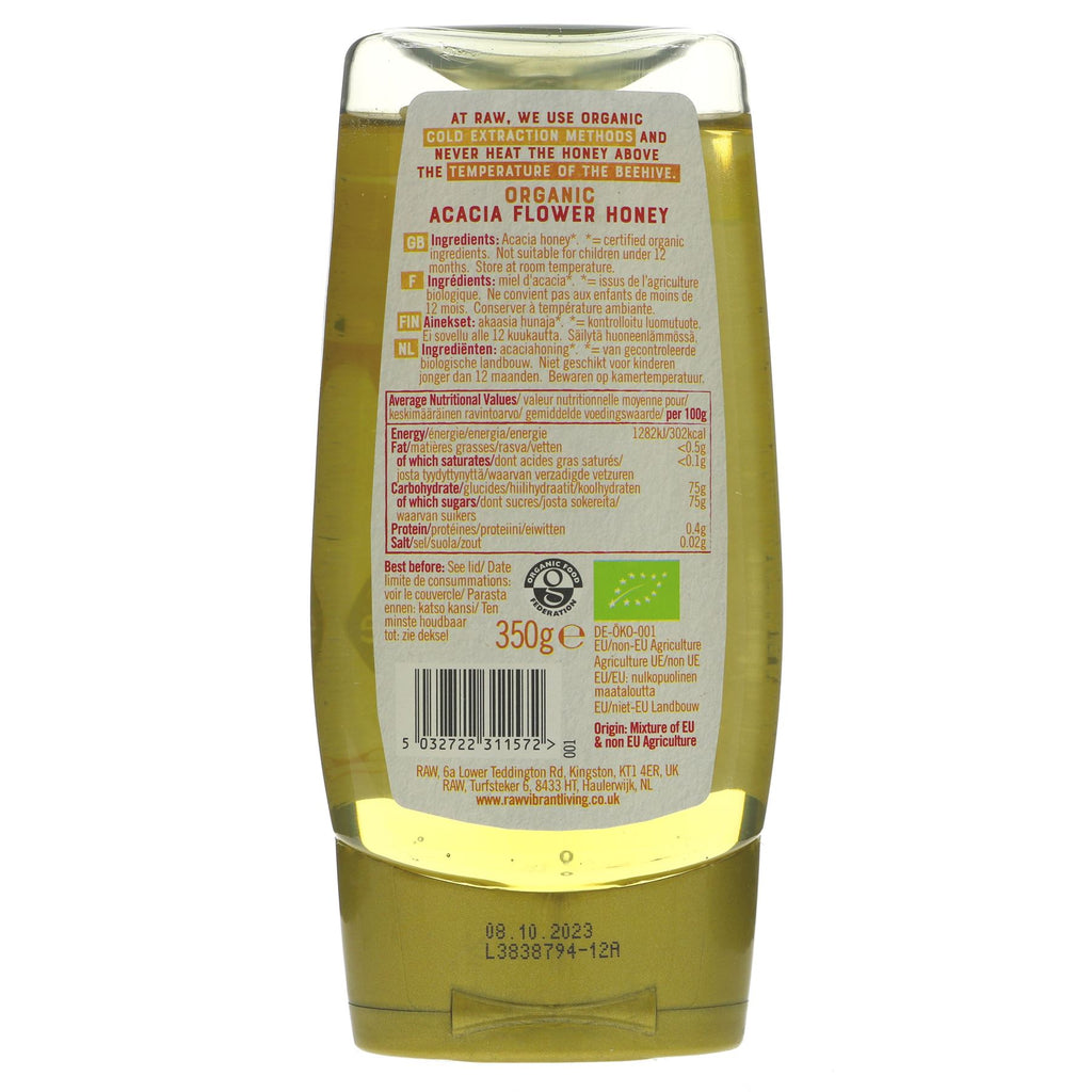 Organic Acacia Honey - Sweet & Delicate Taste