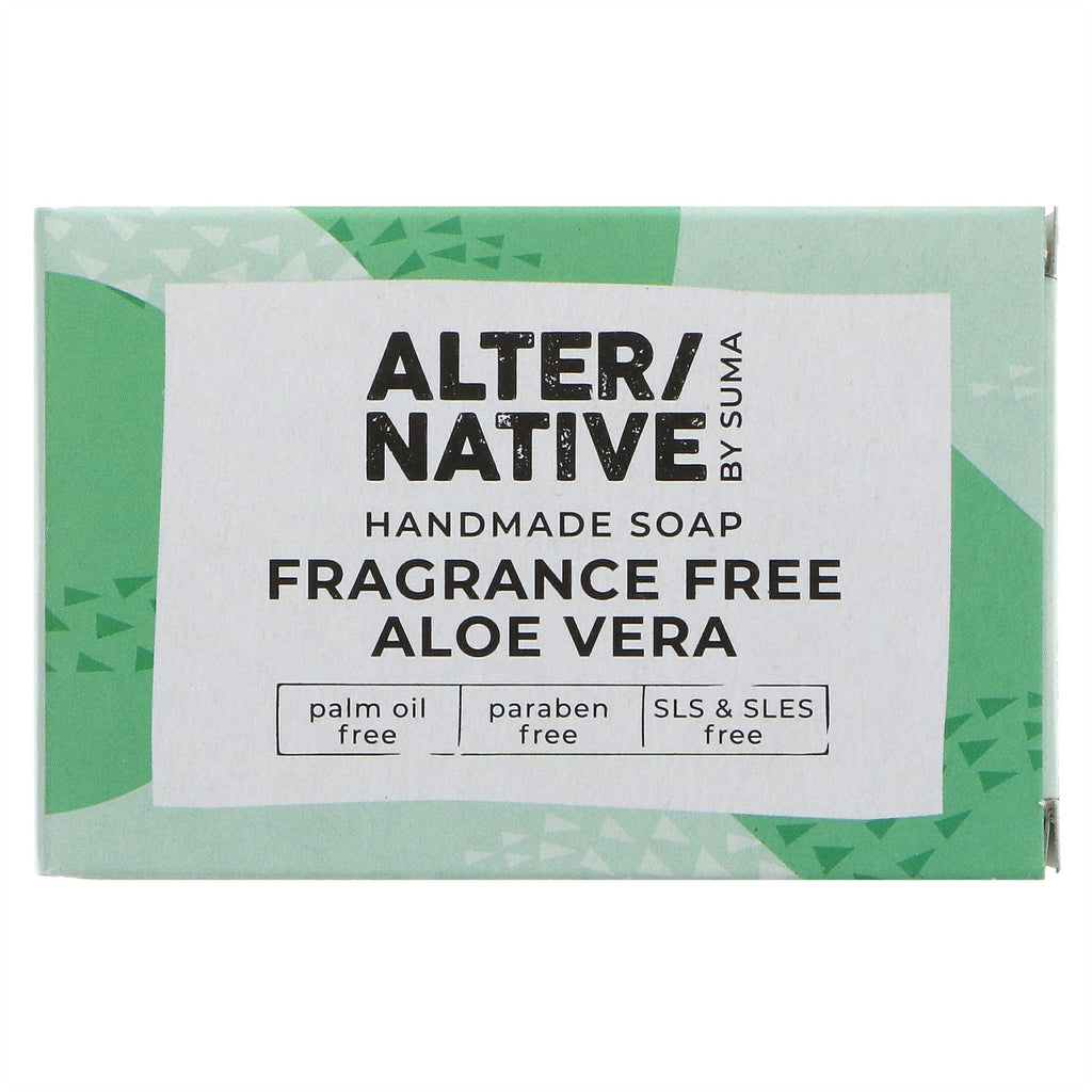 Alter/Native's Boxed Soap Aloe Vera: vegan, gentle, hydrating, and free from harmful chemicals. Soothe and smooth your skin with natural ingredients.