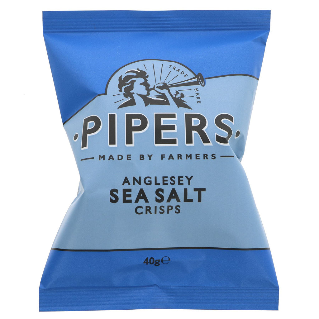 Pipers Crisps | Anglesey Sea Salt | 40G