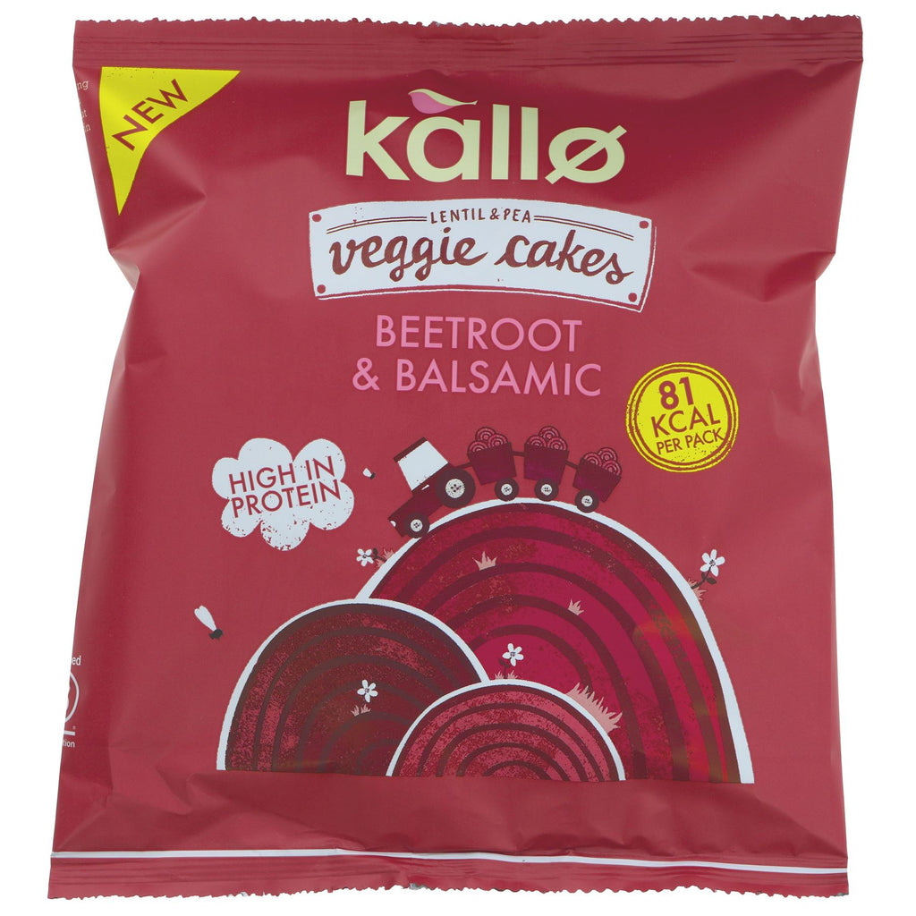 Kallo | Beetroot & Balsamic Veggie Cakes | 22g