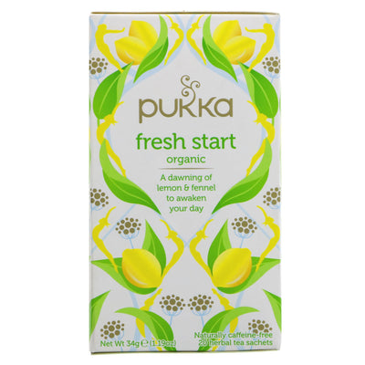 Pukka | Fresh Start - Lemon and Fennel | 20 bags