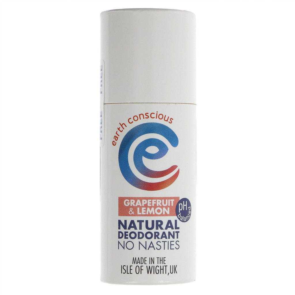 Earth Conscious | Natural Deodorant - Grapefruit | 60g