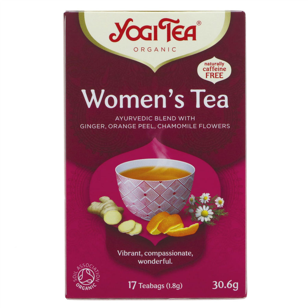 Yogi Tea | Women's Tea - Ginger, Orange Peel, Chamomile | 17 bags