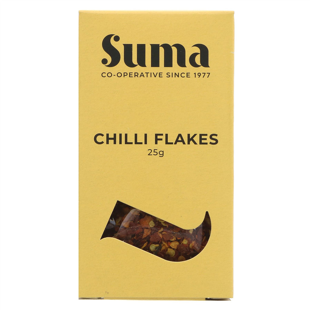 Suma Chilli Flakes | Vegan | 25g | Whole Spices | No VAT | Superfood Market