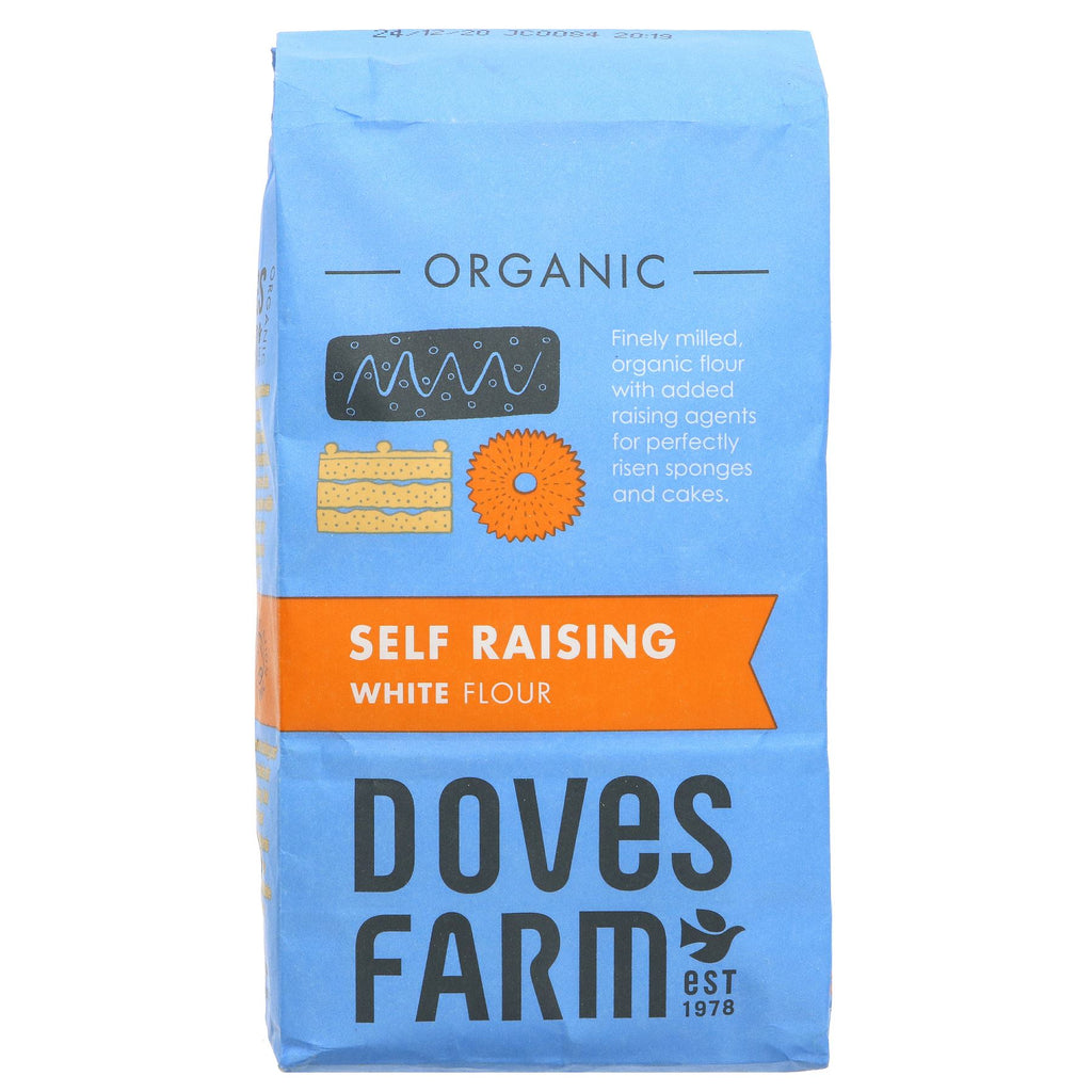 Doves Farm | White Self Raising Flour - White Bag Blue Logo | 1kg