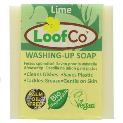 Loofco | Washing Up Soap - Lime. Palm Oil Free | 100g