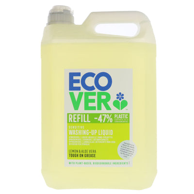 Ecover | Washing Up Liquid - Lemon & Aloe Vera | 5L