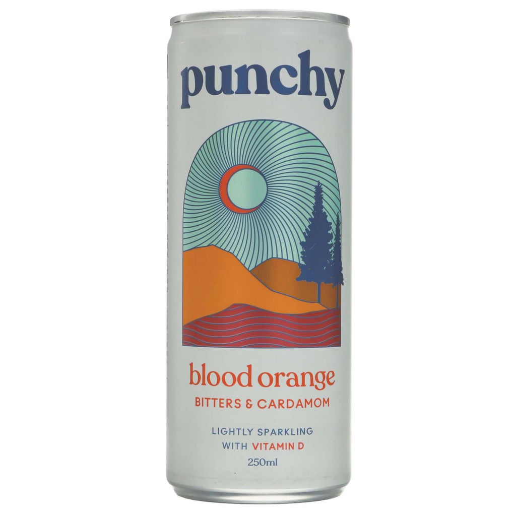 Punchy | Blood Orange,Bitters&Cardamon - Lightly sparkling,canned,Vit D | 250ml