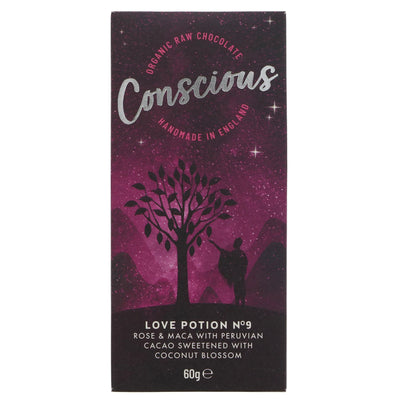 Conscious Chocolate | Love Potion No 9 Raw Bar | 60G