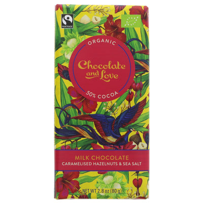 Chocolate And Love | Milk Chocolate, Hazelnut | 80G
