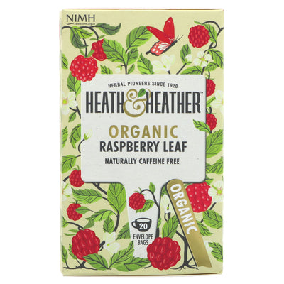 Heath And Heather | Raspberry Leaf - string, tag and envelope | 20 bags