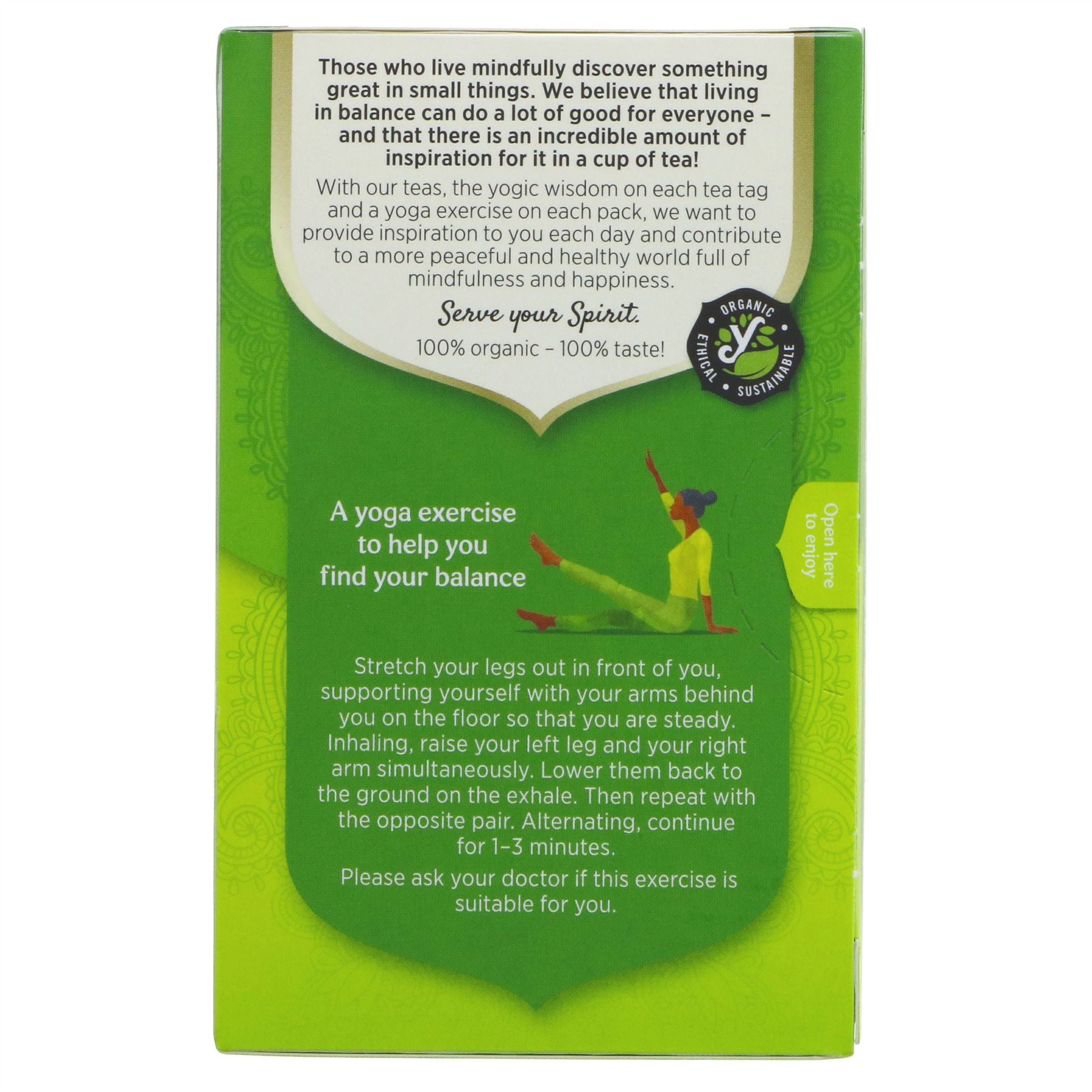 Yogi Tea Green Tea Matcha Lemon - only £2.85 with