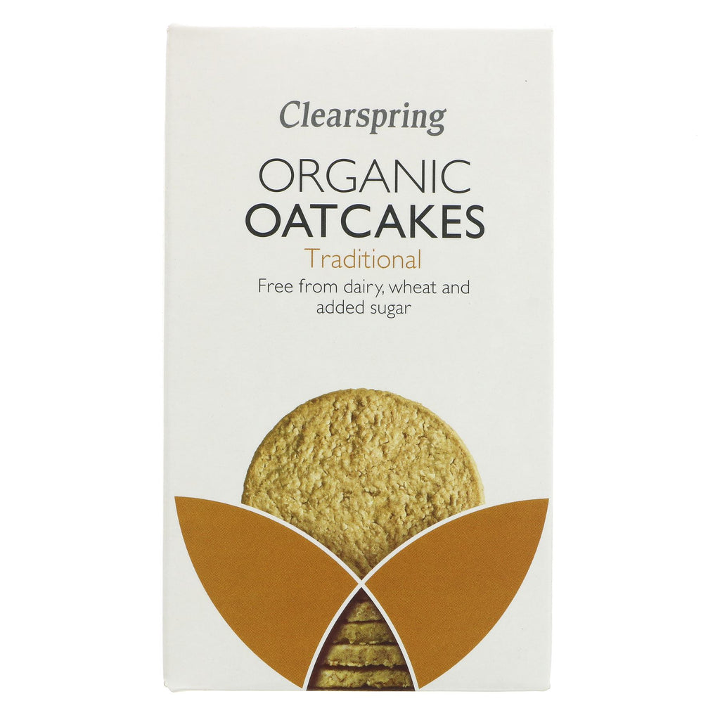 Clearspring | Oatcakes, Traditional, Organic | 200g